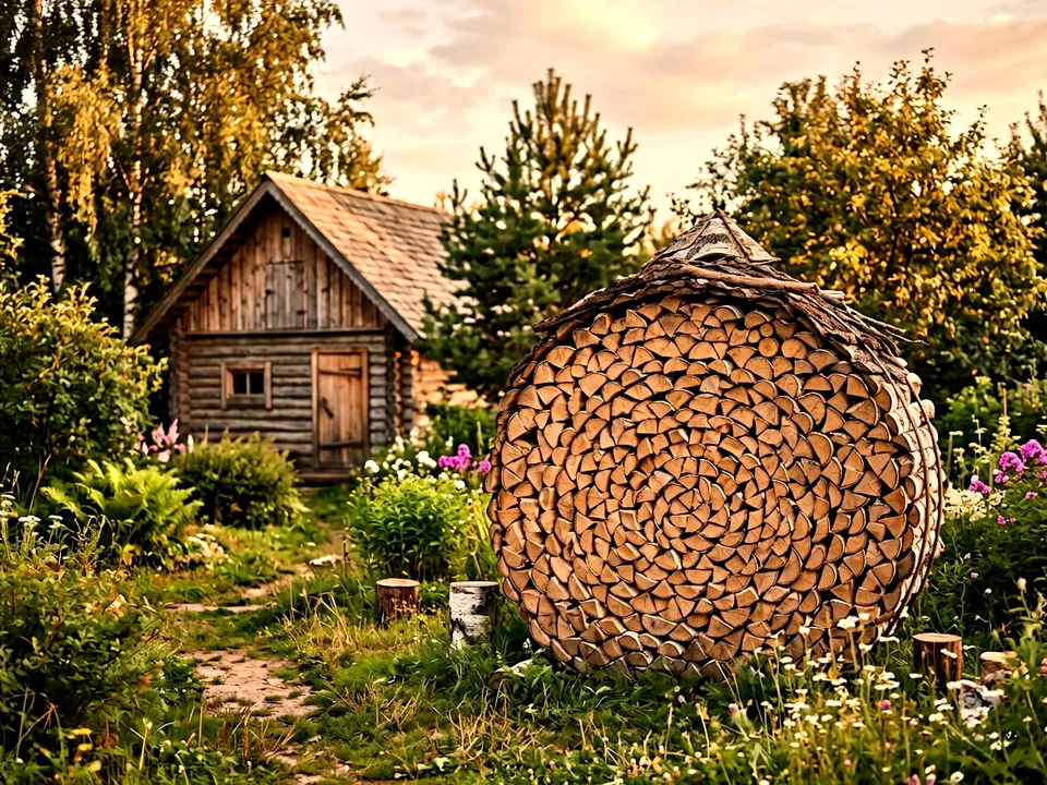 Круговая поленница holzhausen, Северный, переулок Сосновая, 47